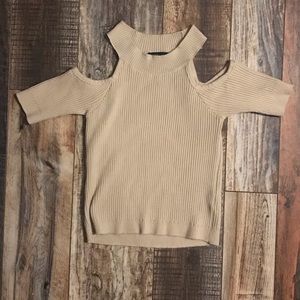 Cute tan cropped top